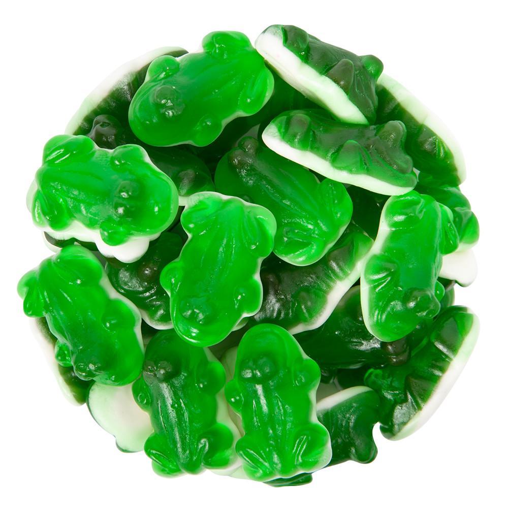 Green Gummy Marshmallow Frogs Sweet Pete's Candy