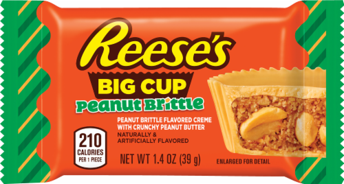 Reese's Big Cup Peanut Brittle Flavor Creme Crunchy Peanut Butter