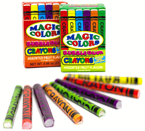 Bubble Gum Crayons